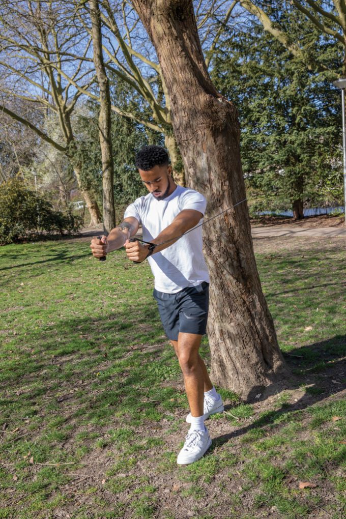 Fitness traka s jakim otporom - Slika 8