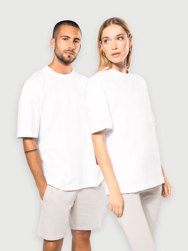 Oversized short-sleeved unisex