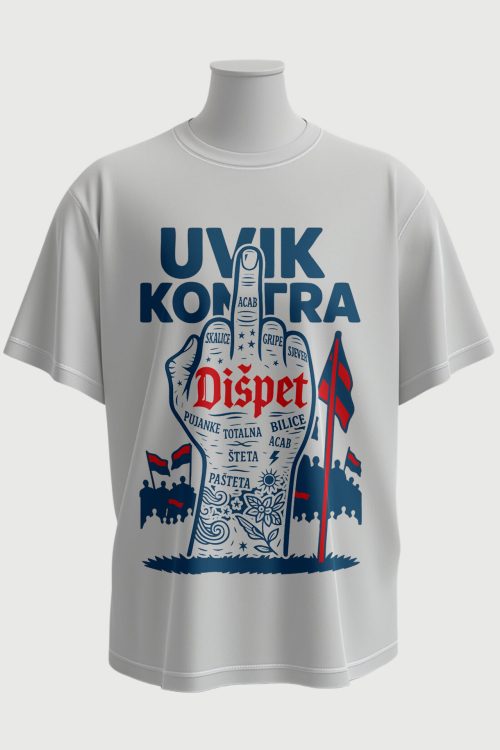 UVIK KONTRA – Unisex Dišpet T-shirt