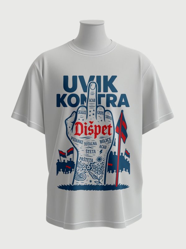 UVIK KONTRA - Unisex Dišpet T-shirt