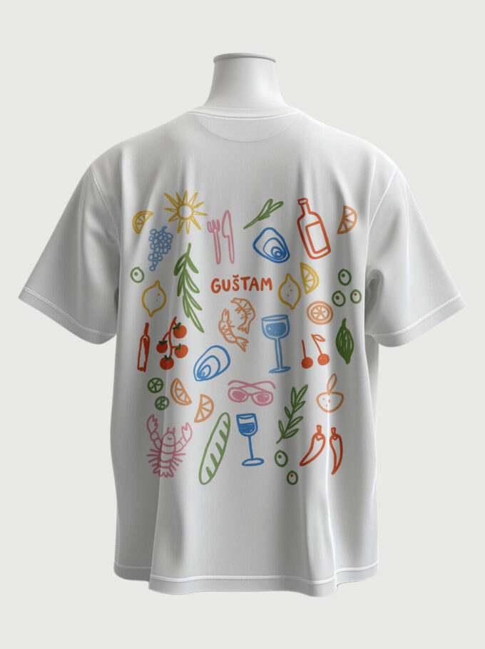 Guštam - White T-shirt