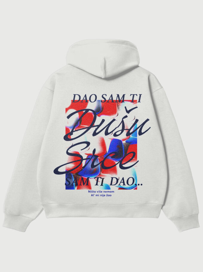 Duša na Tribini - White Hoodie