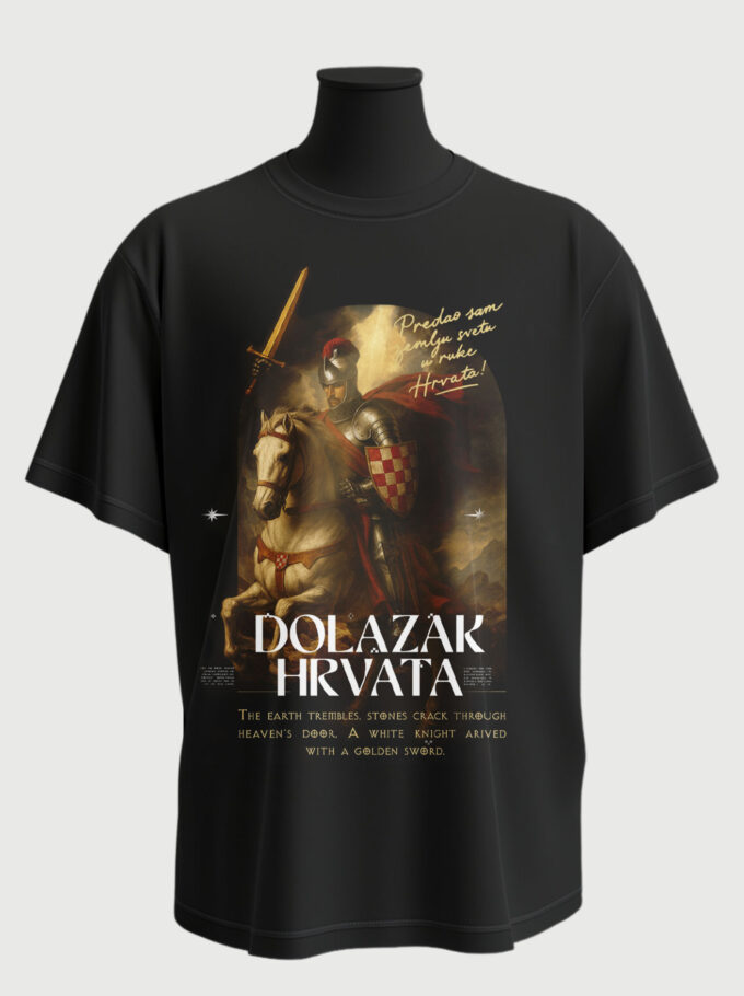 Dolazak Hrvata - Black T-shirt