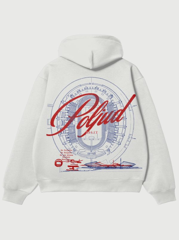 Poljud - White Hoodie