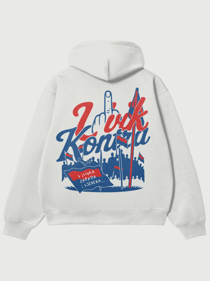 Uvik Kontra - White Hoodie
