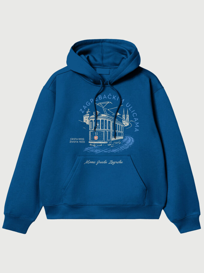 Zagrebačkim ulicama - Blue Hoodie