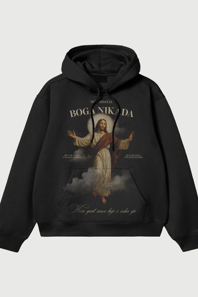 Boga Nikada - Black Hoodie