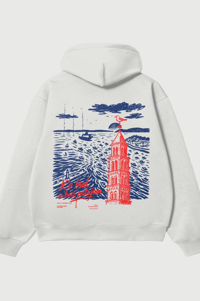 Brod u Boci - White Hoodie