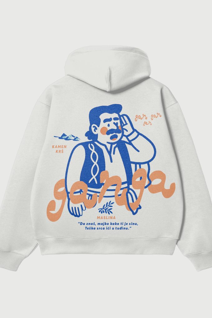 Ganga - White Hoodie