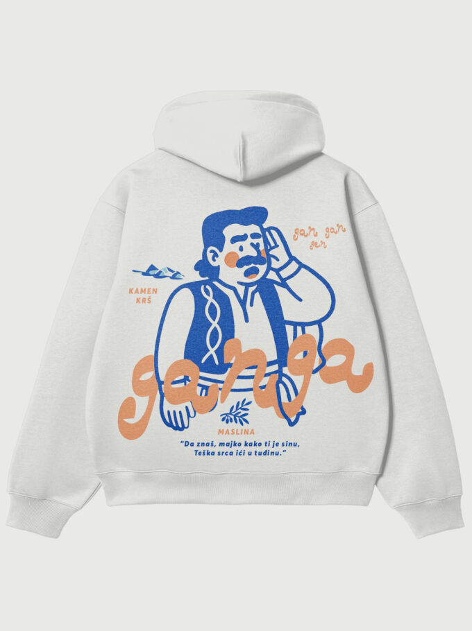 Ganga - White Hoodie