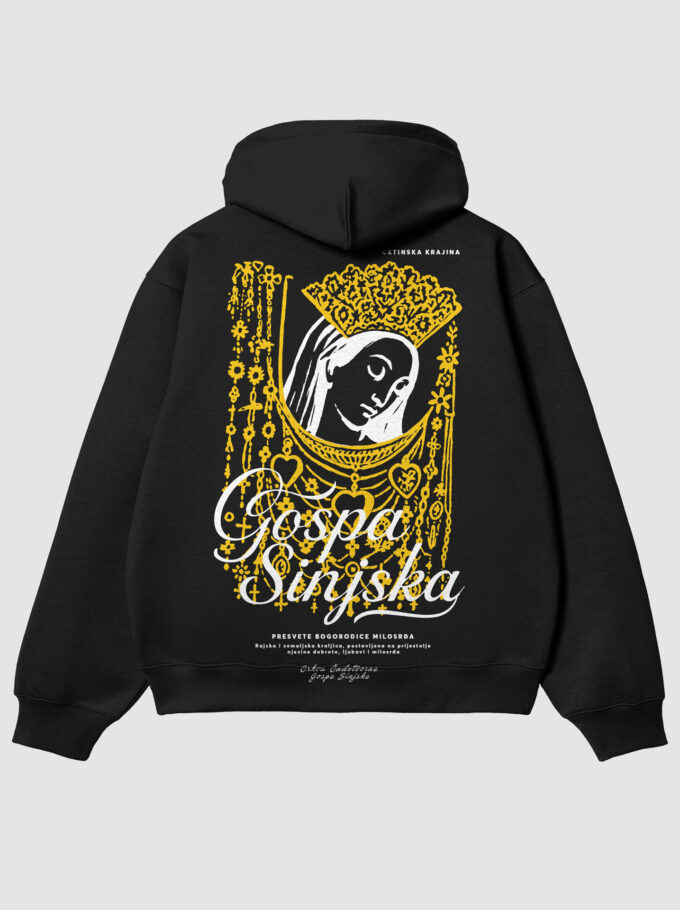 Gospa Sinjska - Black Hoodie