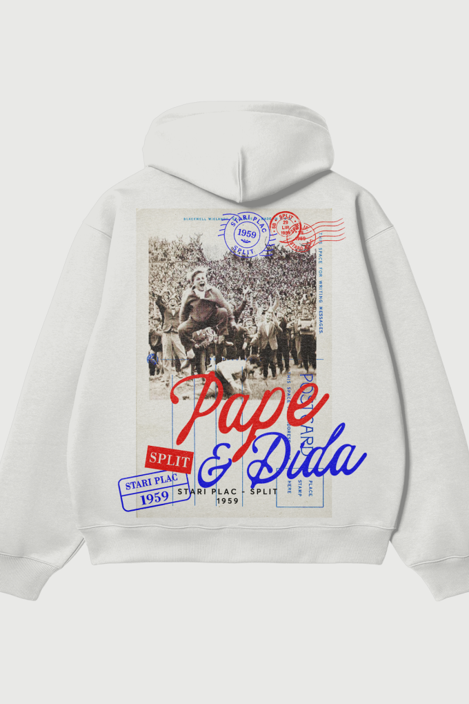 Pape & Dida - White Hoodie