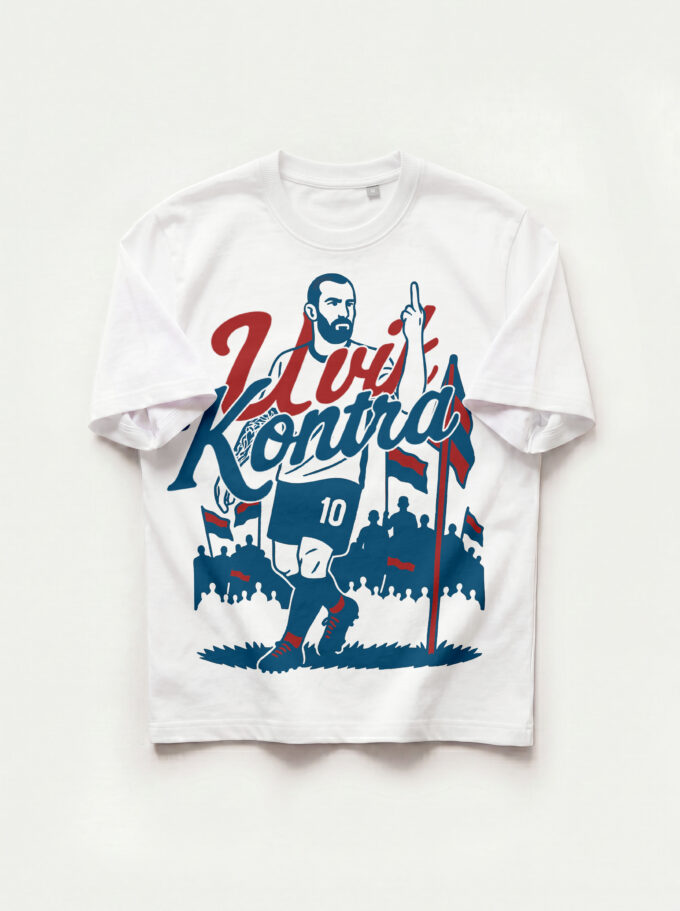 UVIK KONTRA - White T-shirt