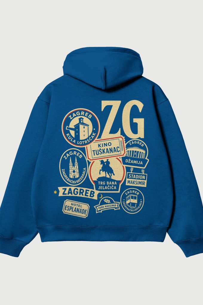 Zagreb - Blue Hoodie