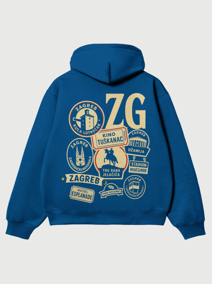 Zagreb - Blue Hoodie