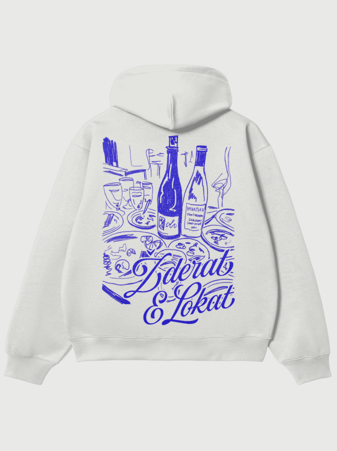 ŽDERAT & LOKAT - White Hoodie