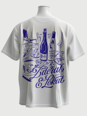 ŽDERAT & LOKAT - White T-shirt