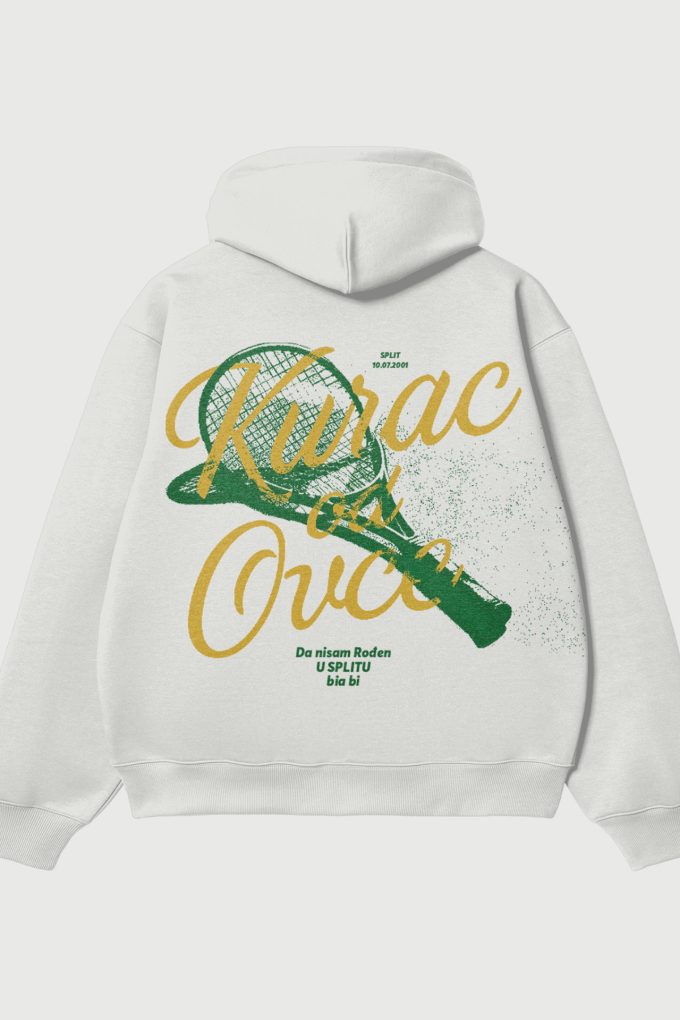 Kurac od Ovce - White Hoodie