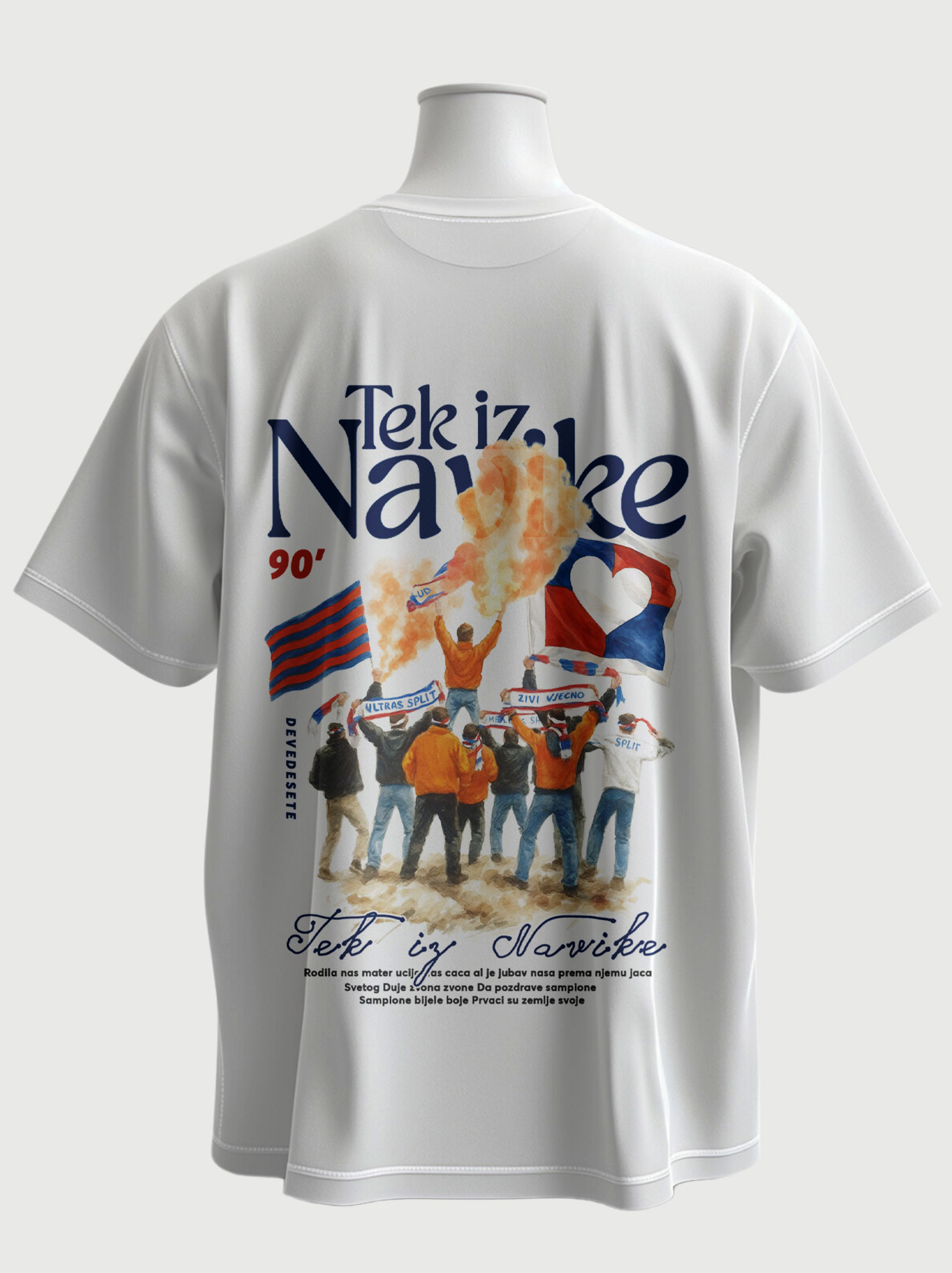 Tek iz Navike - White T-shirt