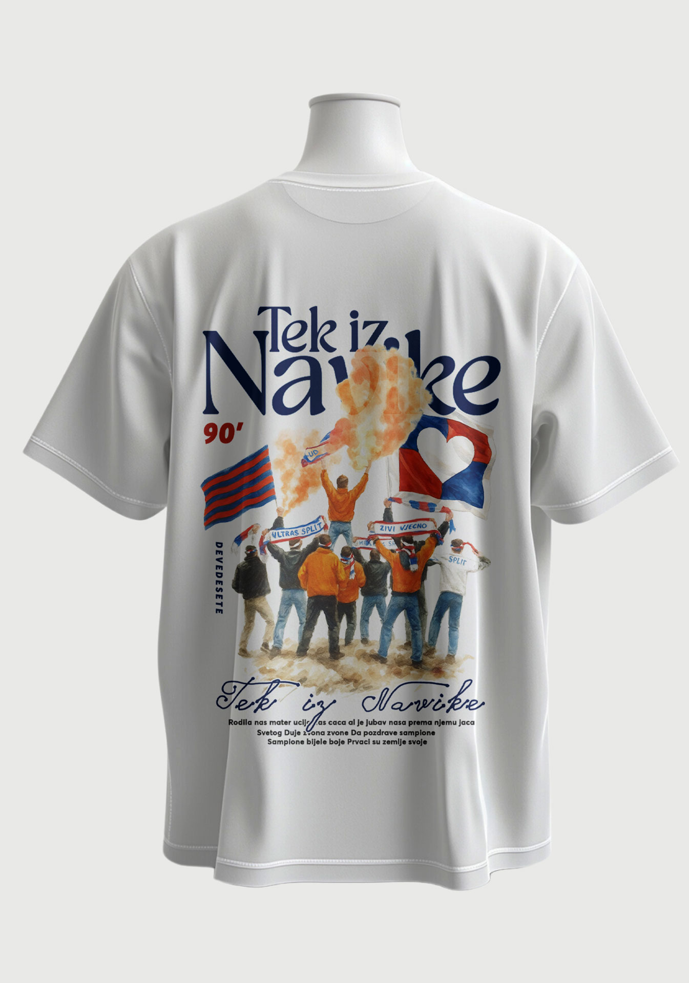 Tek iz Navike - White T-shirt