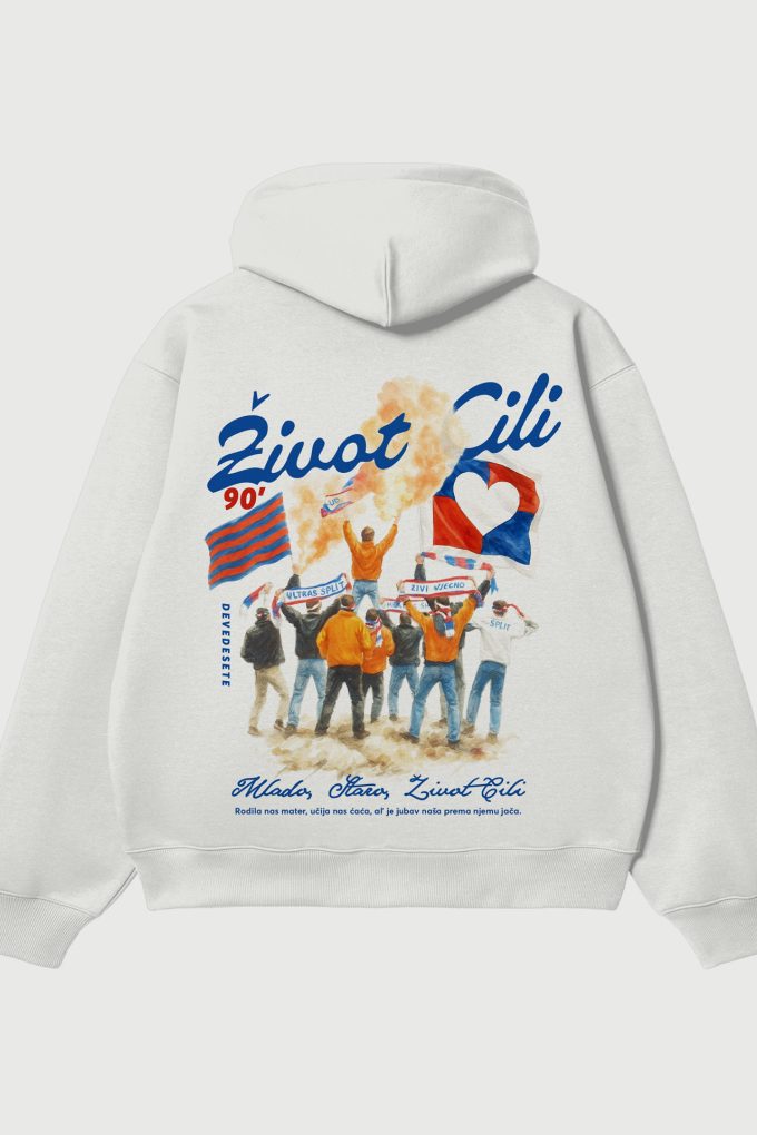 Ćœivot Cili - White Hoodie