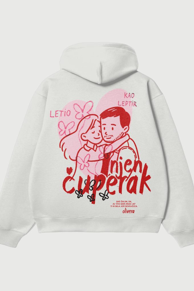 Olivera - White Hoodie