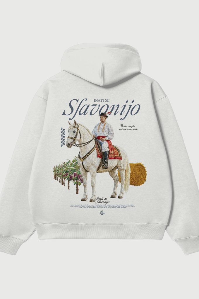 Slavonijo - White Hoodie