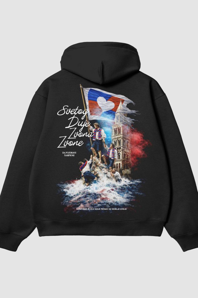 Svetog Duje - Black Hoodie