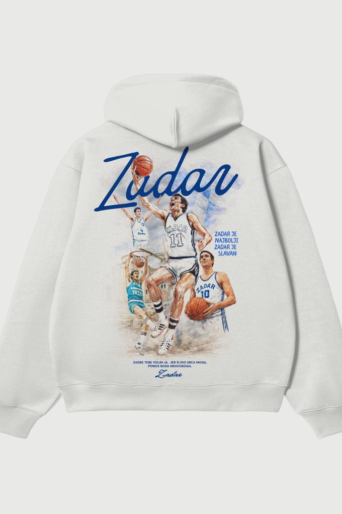 Zadar - White Hoodie