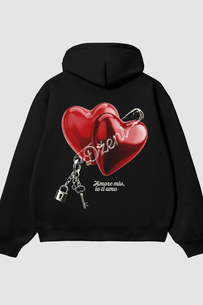 My Valentine - Black Hoodie