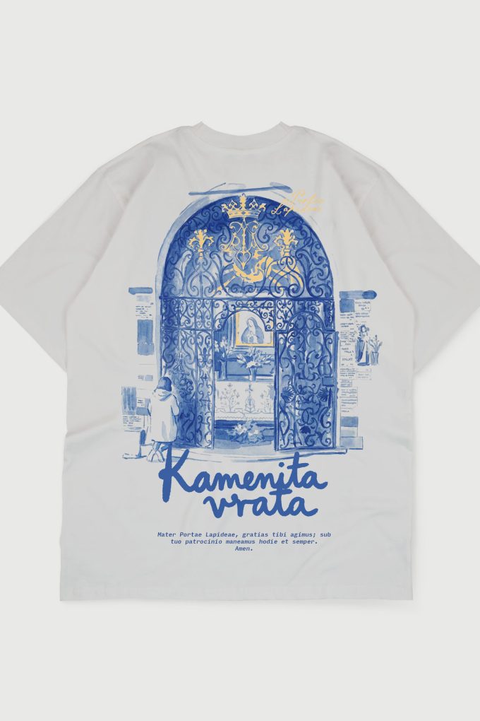 Kamenita Vrata - Heavyweight Oversized T-Shirt