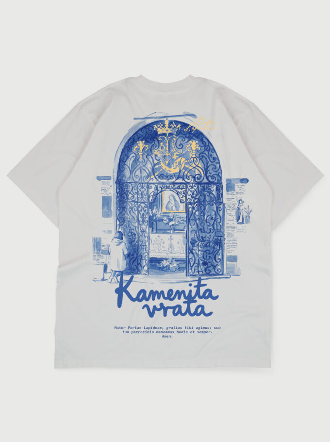 Kamenita Vrata - Heavyweight Oversized T-Shirt