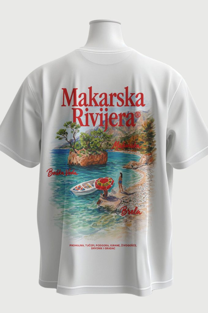 Makarska Rivijera - White T-shirt