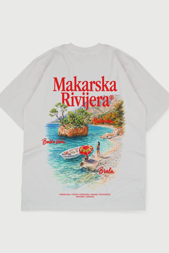 Makarska Rivijera - Heavyweight Oversized T-Shirt
