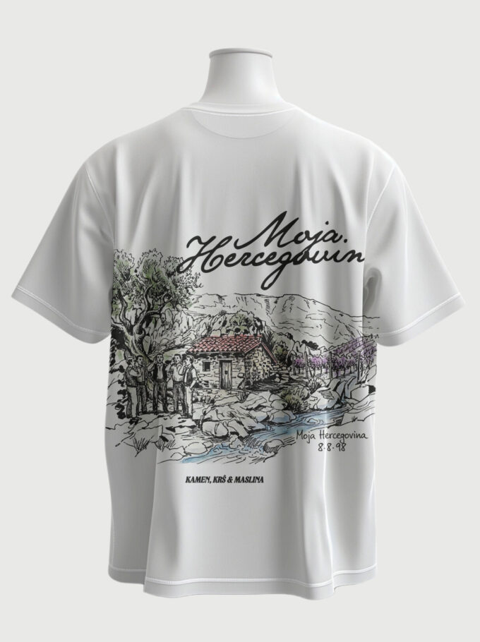 Moja Hercegovina - White T-shirt