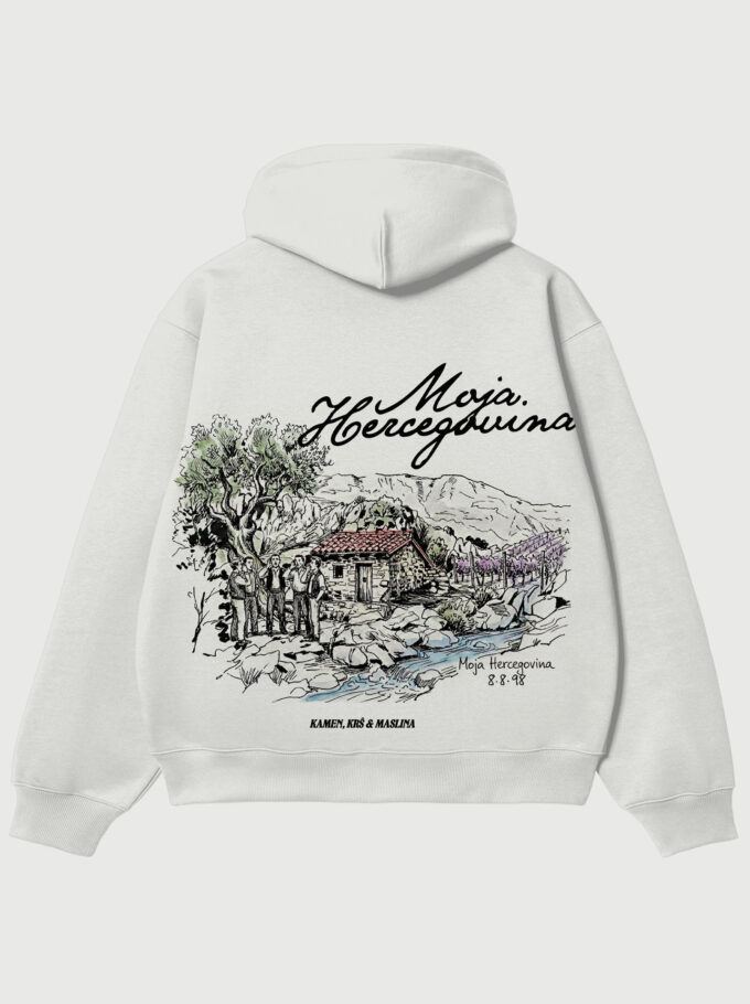 Moja Hercegovina - White Hoodie