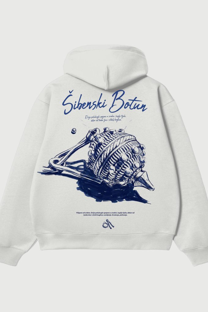 Šibenski Botun - White Hoodie