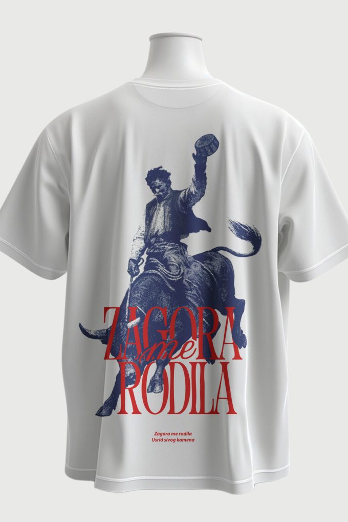 Zagora me Rodila - White T-shirt