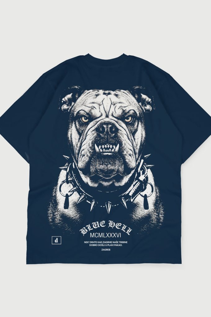 Blue Hell - Heavyweight Oversized T-Shirt