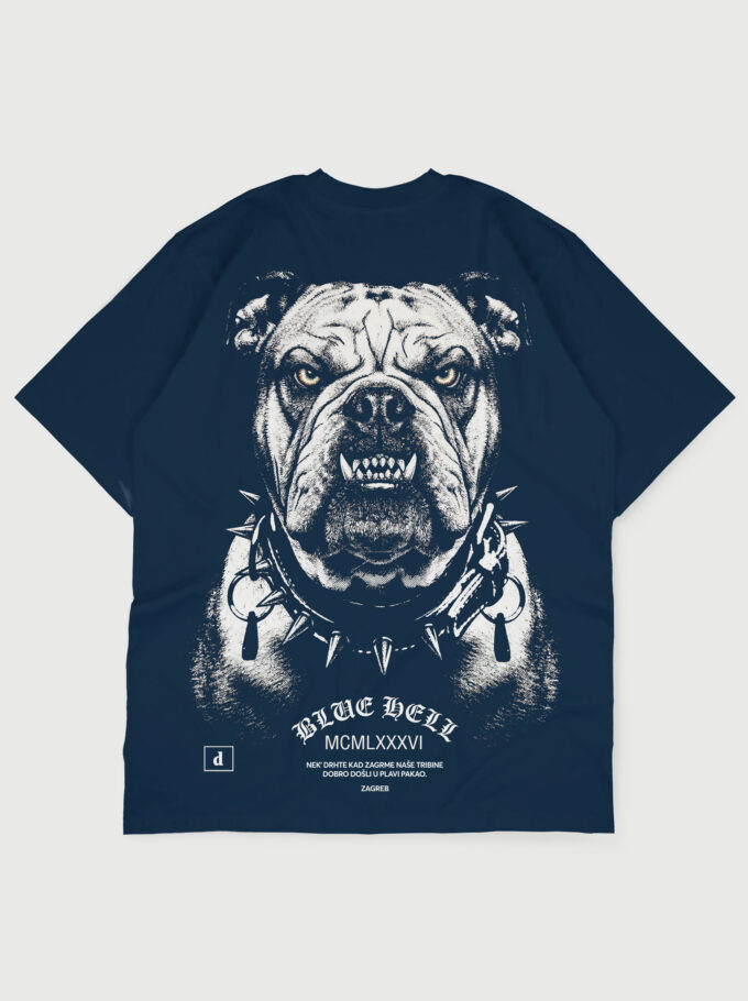 Blue Hell - Heavyweight Oversized T-Shirt