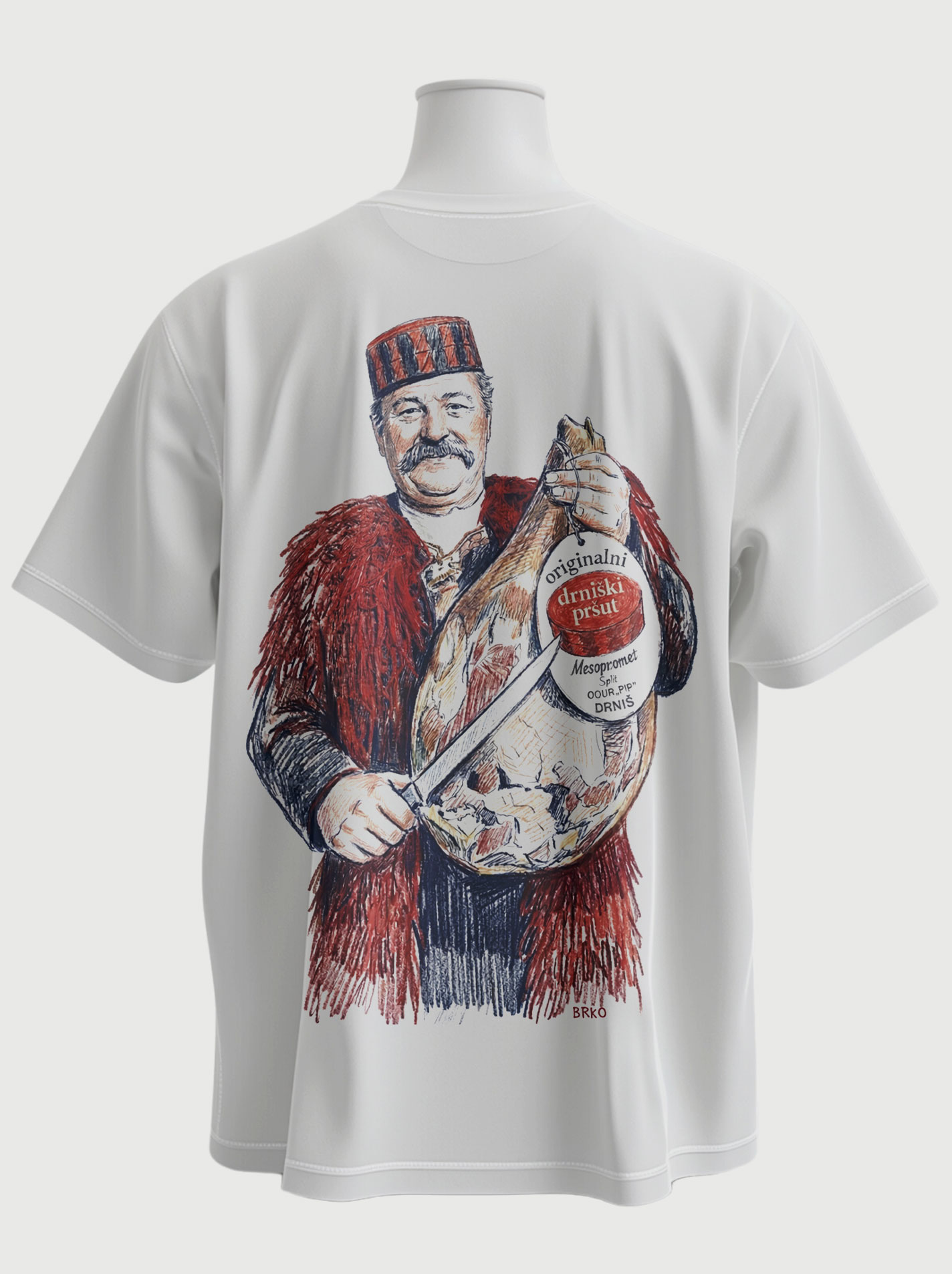 Drniški Pršut - White T-shirt