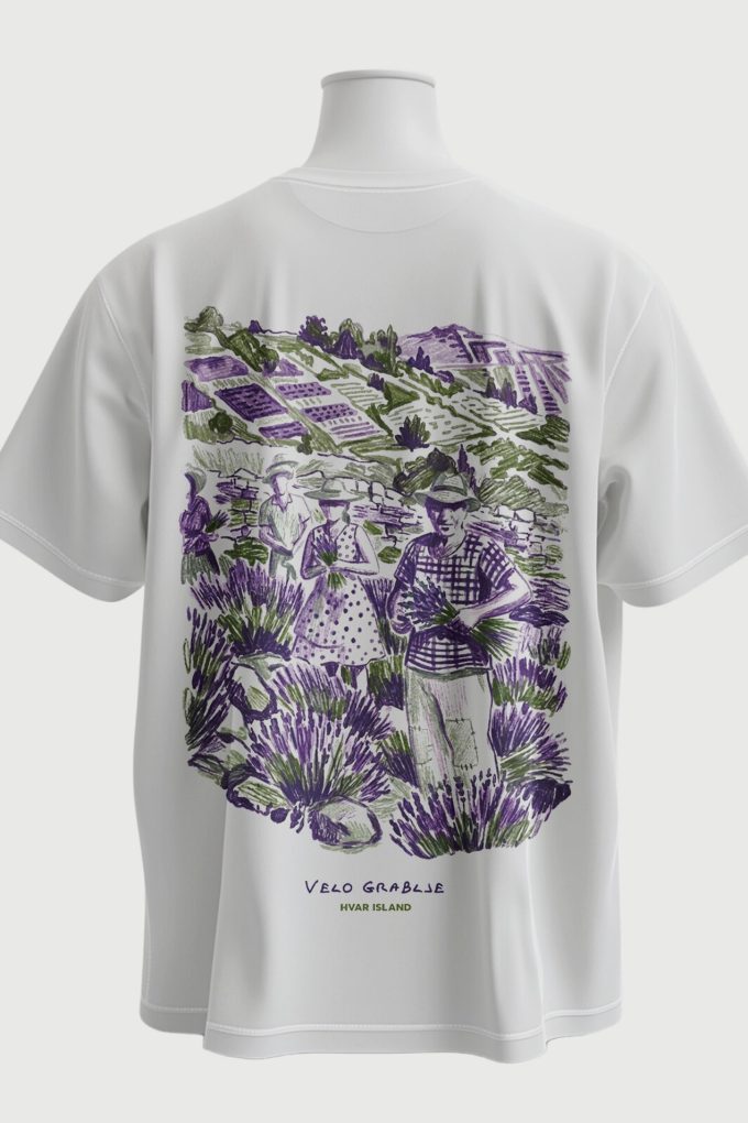 Hvarska Lavanda - Blue T-shirt