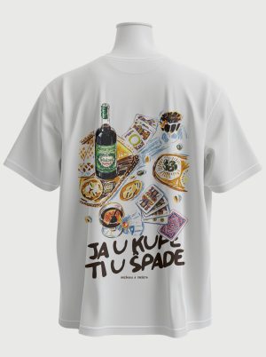 Ja u kupe, ti u špade - White T-shirt