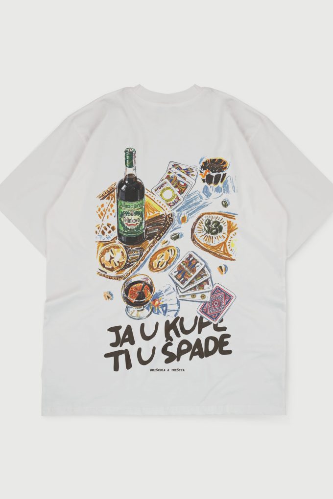 Ja u kupe, ti u špade - Heavyweight Oversized T-Shirt