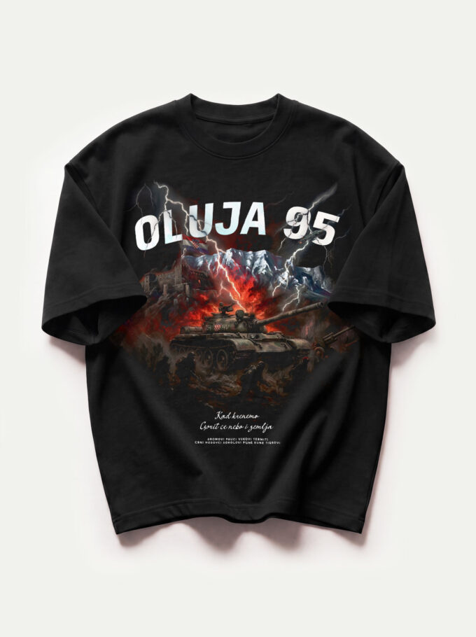 Oluja 95 - Heavyweight Oversized T-Shirt