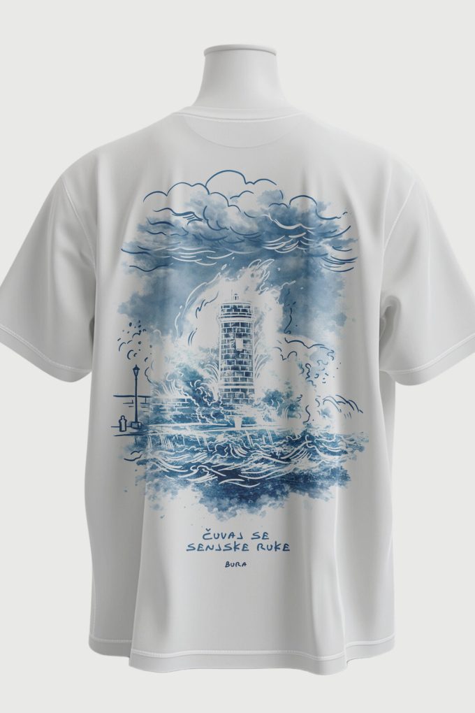 Senjska Bura - Blue T-shirt