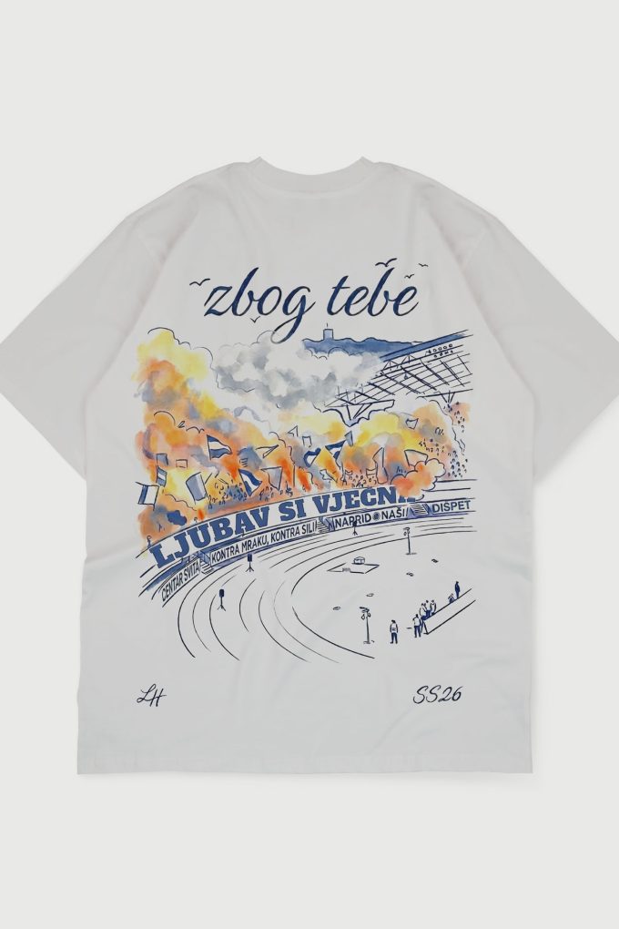 Zbog Tebe - Heavyweight Oversized T-Shirt