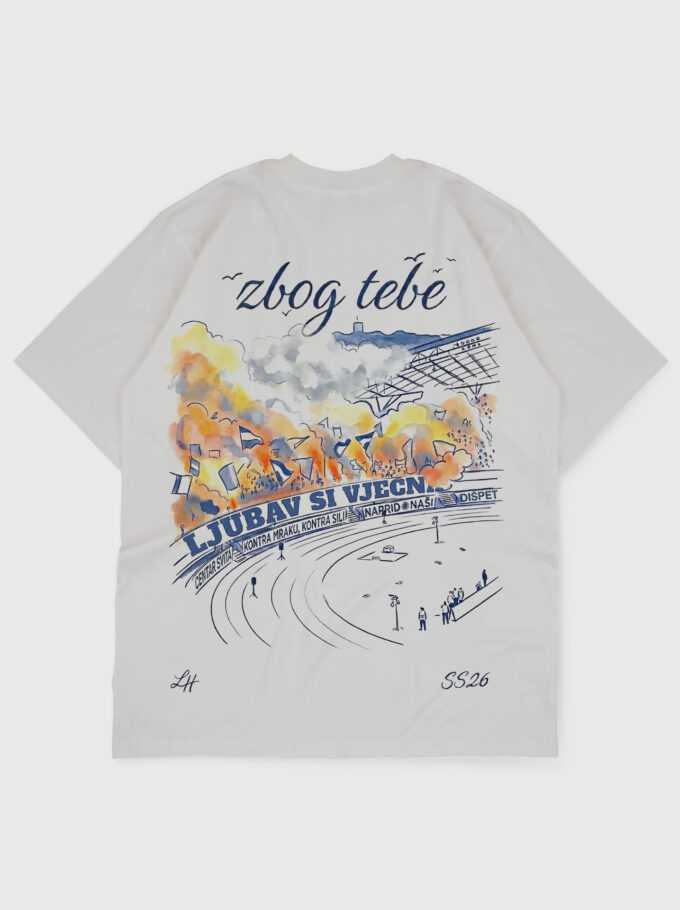 Zbog Tebe - Heavyweight Oversized T-Shirt