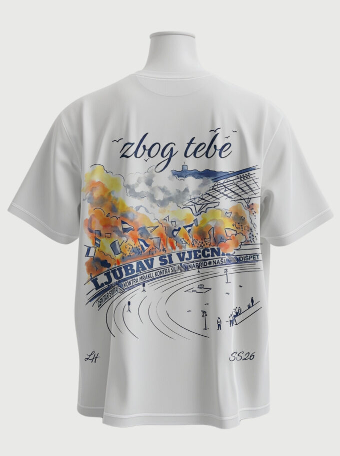 Zbog Tebe - White T-shirt
