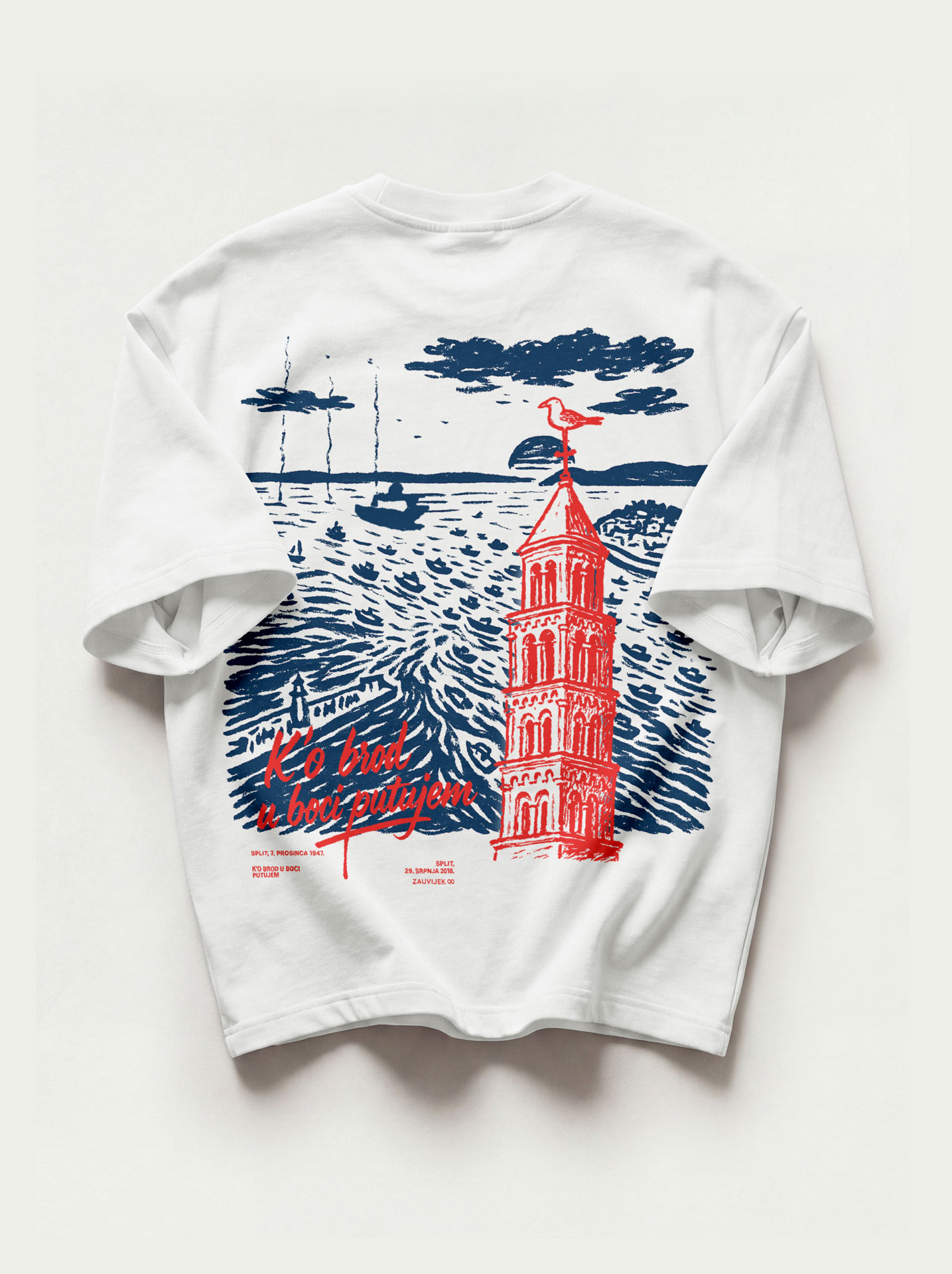 Brod u Boci - Heavyweight Oversized T-Shirt
